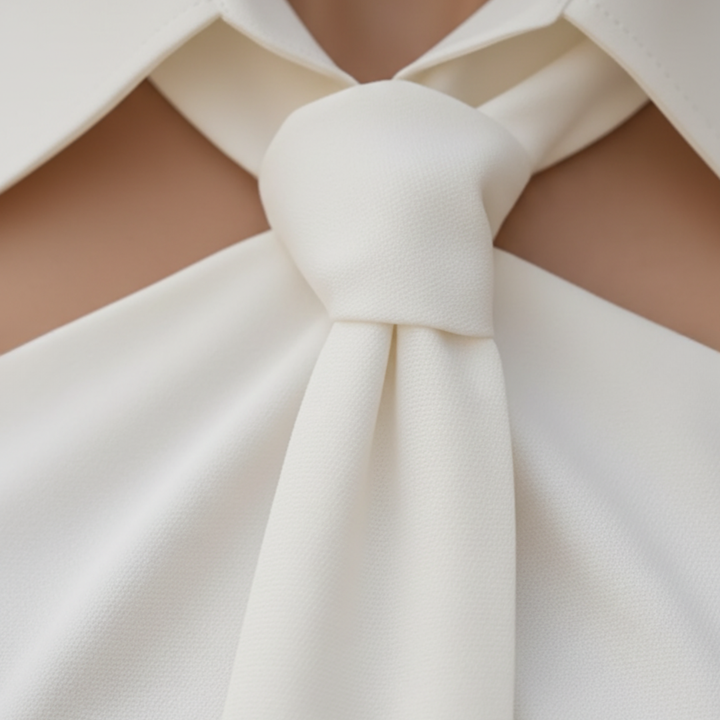 Elegant Tied Neck Women&