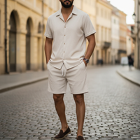 Men's Summer Complete Set: Shirt and Coordinated Shorts
