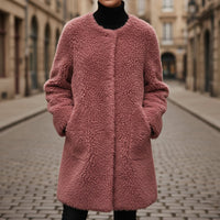 Oversized Sherpa Faux Fur Jacket
