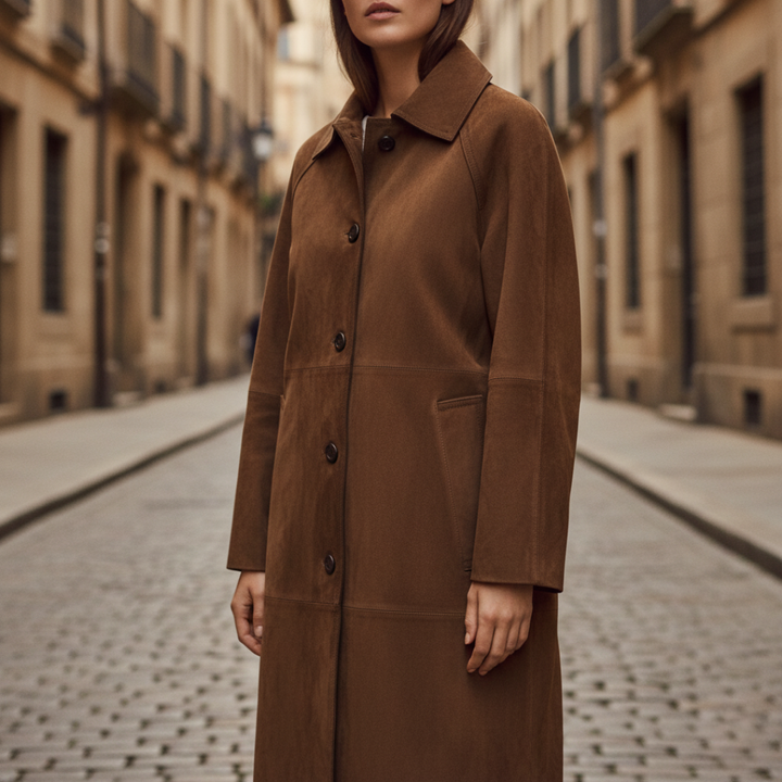 Elegant Long Brown Women&
