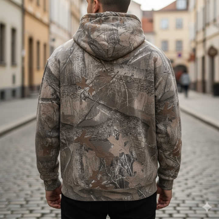 Unisex Hooded Sweatshirt in Camouflage