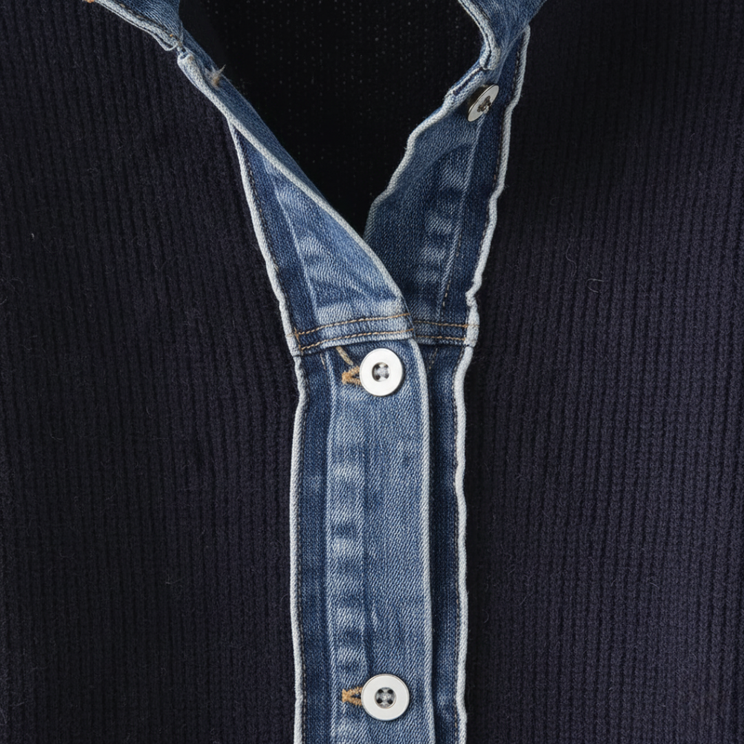 Sweater med høj hals til kvinder