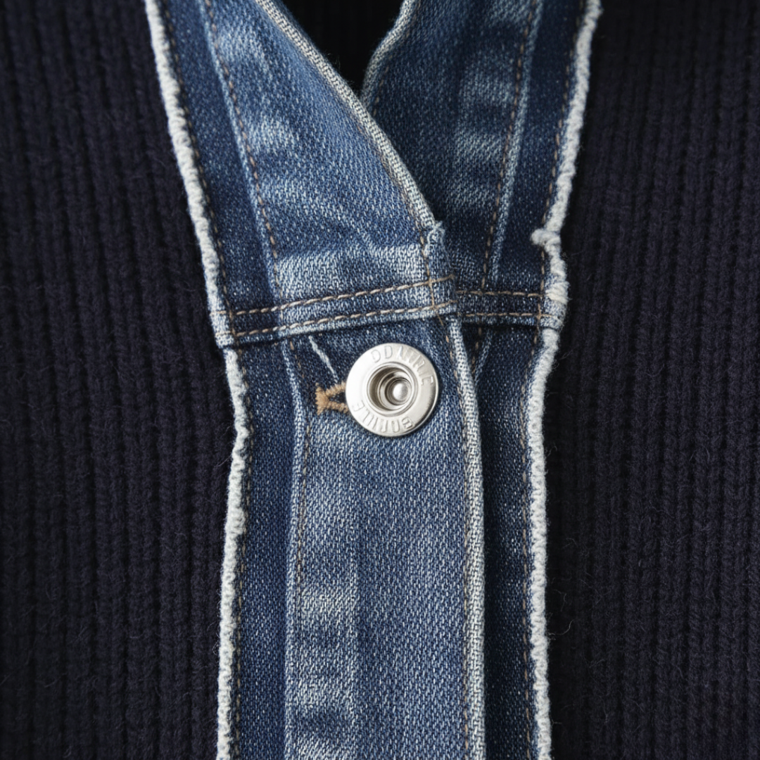 Sweater med høj hals til kvinder