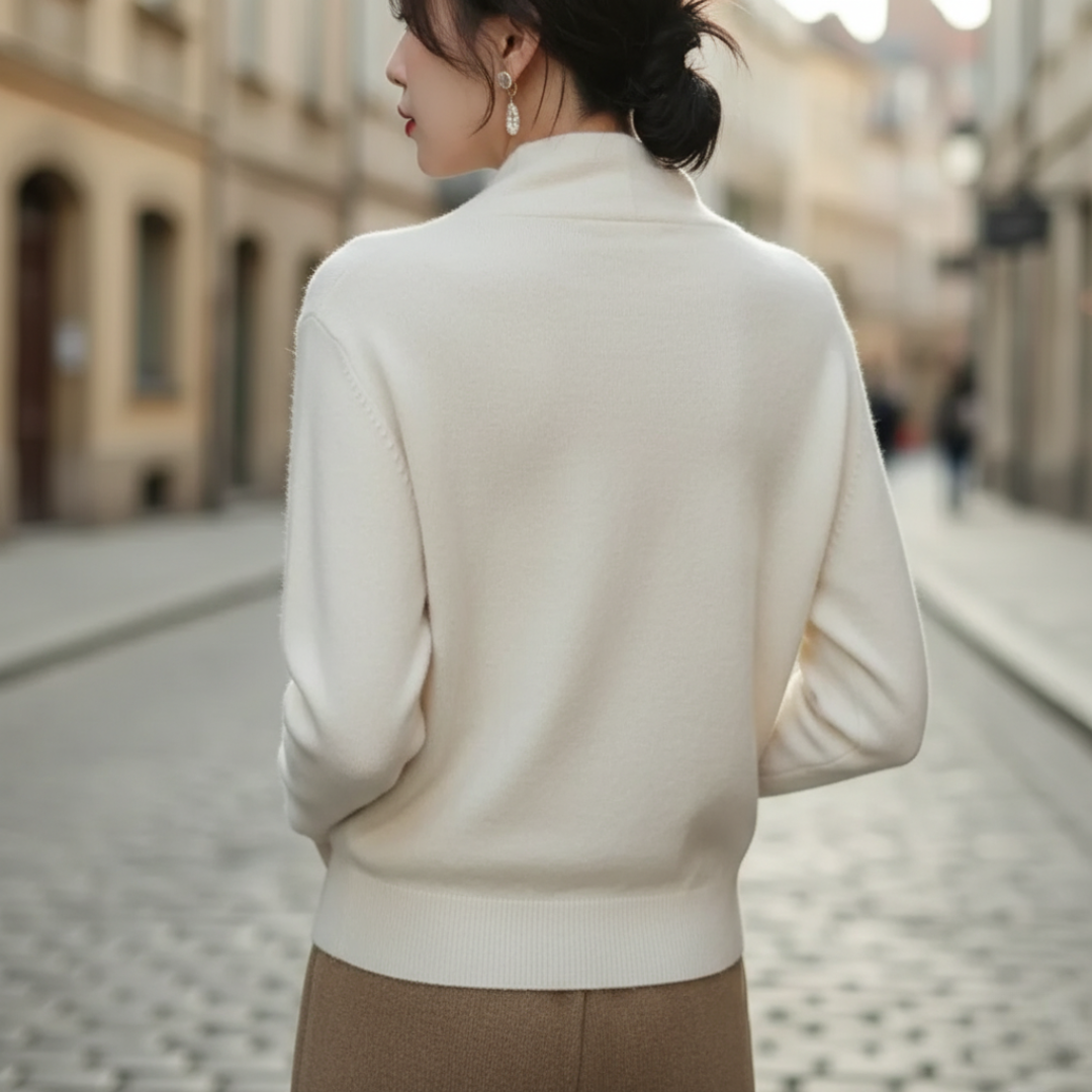 Maglione da donna con scollo a V