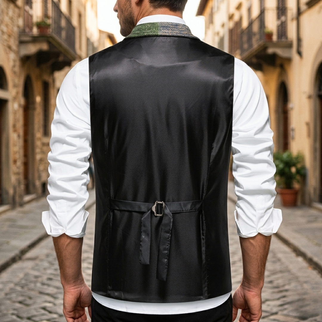 Elegant Slim Fit Tweed Men&