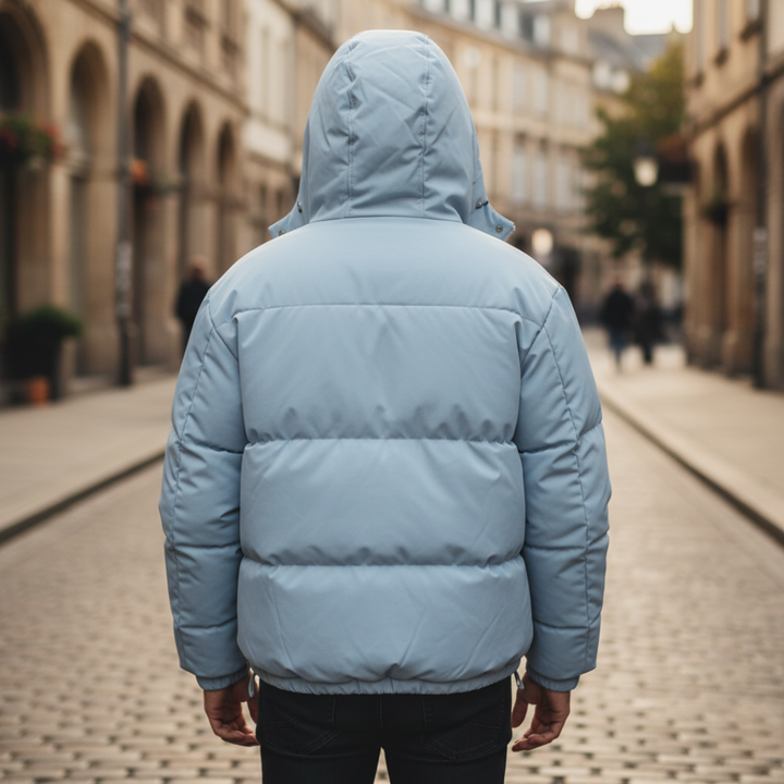 Unisex Puffer Jacket with Hood