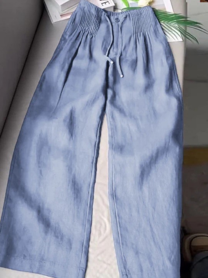 Women's Lightweight Flattering Wide-Leg Pants 2