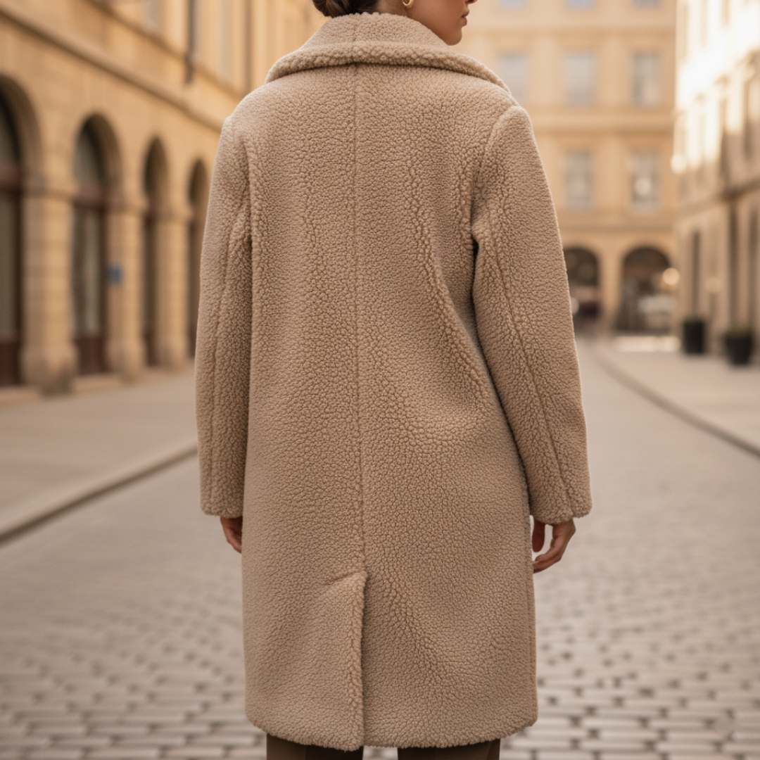 Long Teddy Coat for Women in Quality Material