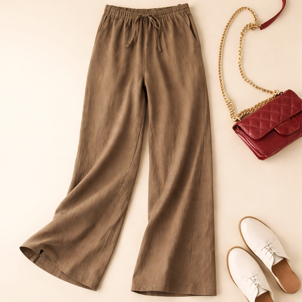 Women's Lightweight Relaxed Drawstring Summer Pants 1