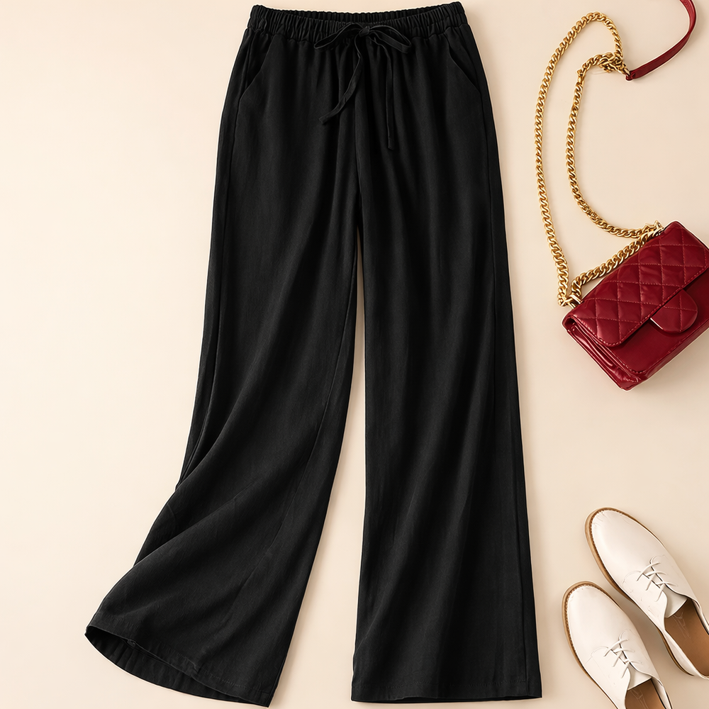 Women's Lightweight Relaxed Drawstring Summer Pants 2