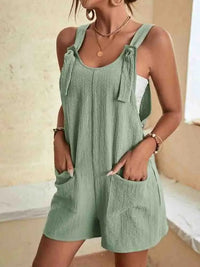 Women's Casual Lightweight Summer Romper with Pockets