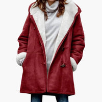 Women's Classic Fleece Lined Hooded Winter Coat