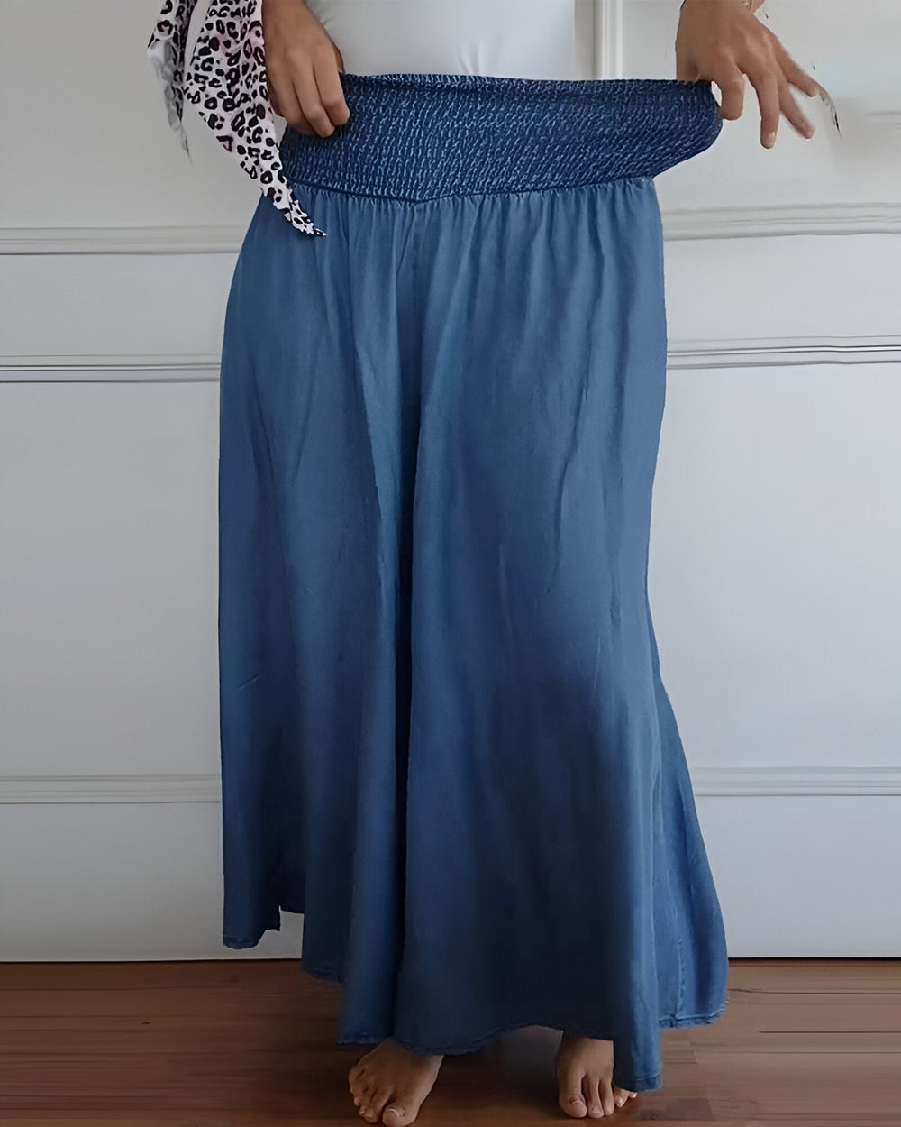 Women's Lightweight Breathable Elastic Waist Pants 2