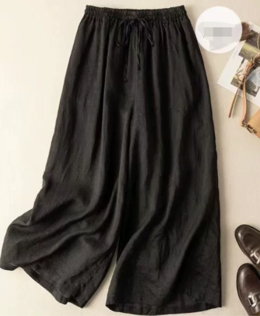 Women's Elegant Flowing Wide-Leg Comfort Pants 1