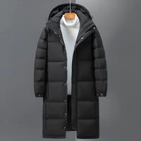Women's Hooded Long Quilted Winter Coat