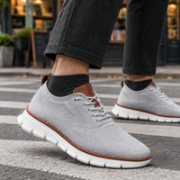 Men's Casual Low Top Lace Up Sneakers