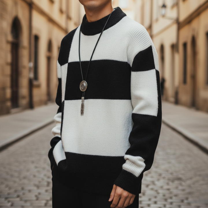 Oversized Checkered Men&