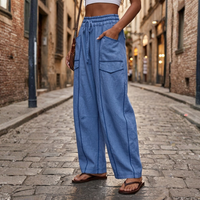 Women's Wide Leg Barrel Jogger Pants