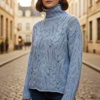 Women's High Neck Sweater