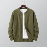 Men's Casual Button Up Pocket Cardigan Sweater
