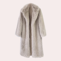 Women's Relaxed Fit Long Sherpa Coat