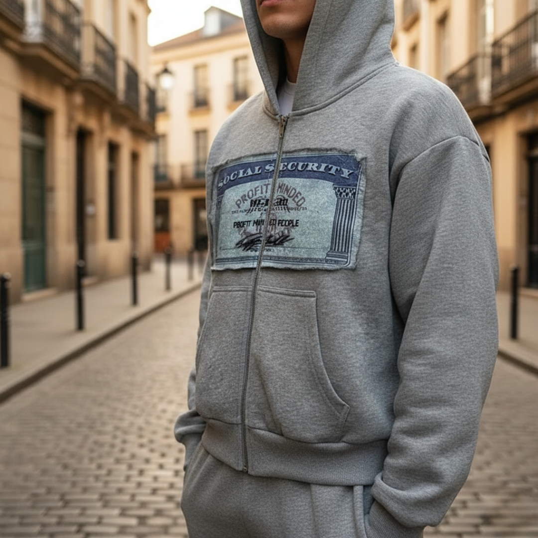 Unisex Hoodie with Flannel Lining