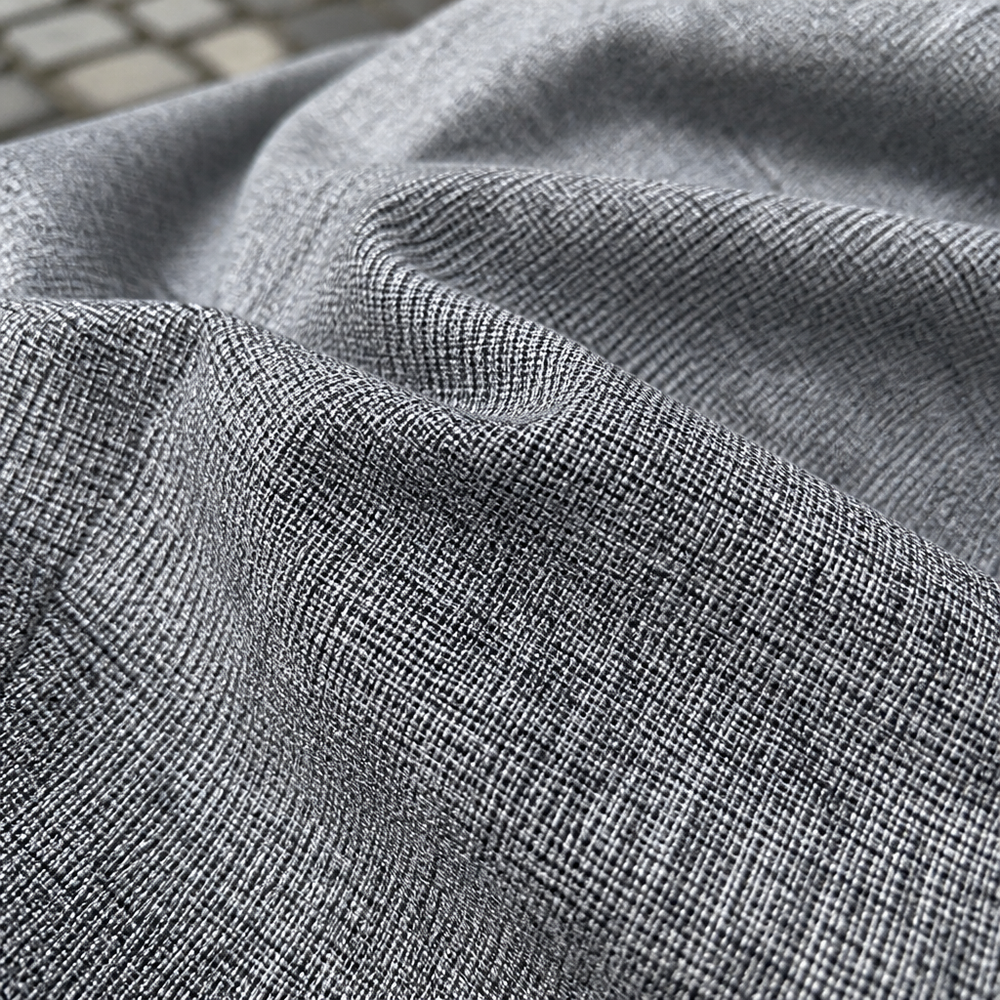 Women's Pleated High-Waist Wide-Leg Dress Pants - Gray fabric