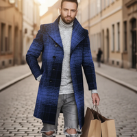 Plaid Men's Coat