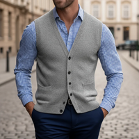 Men's Waistcoat with Buttons