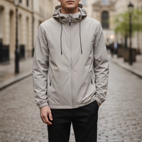 Men's Windbreaker Jacket in Technical Fabric
