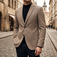 Men's Slim Fit Blazer Jacket in Wool Blend