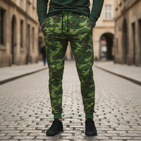 Men's Camo Green Sports Pants