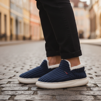 Unisex Slippers with Synthetic Fur