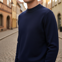 Men's High Neck Long Sleeve Sweater