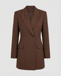 Women's Elegant Long Sleeve Blazer Dress