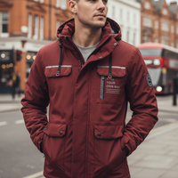 Men's Waterproof Jacket with Hood