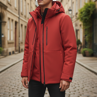 Men's Waterproof Jacket with Hood