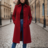 Women's Winter Coat with Buttons