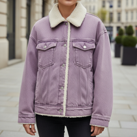 Women's Fabric Jacket with Soft Lining